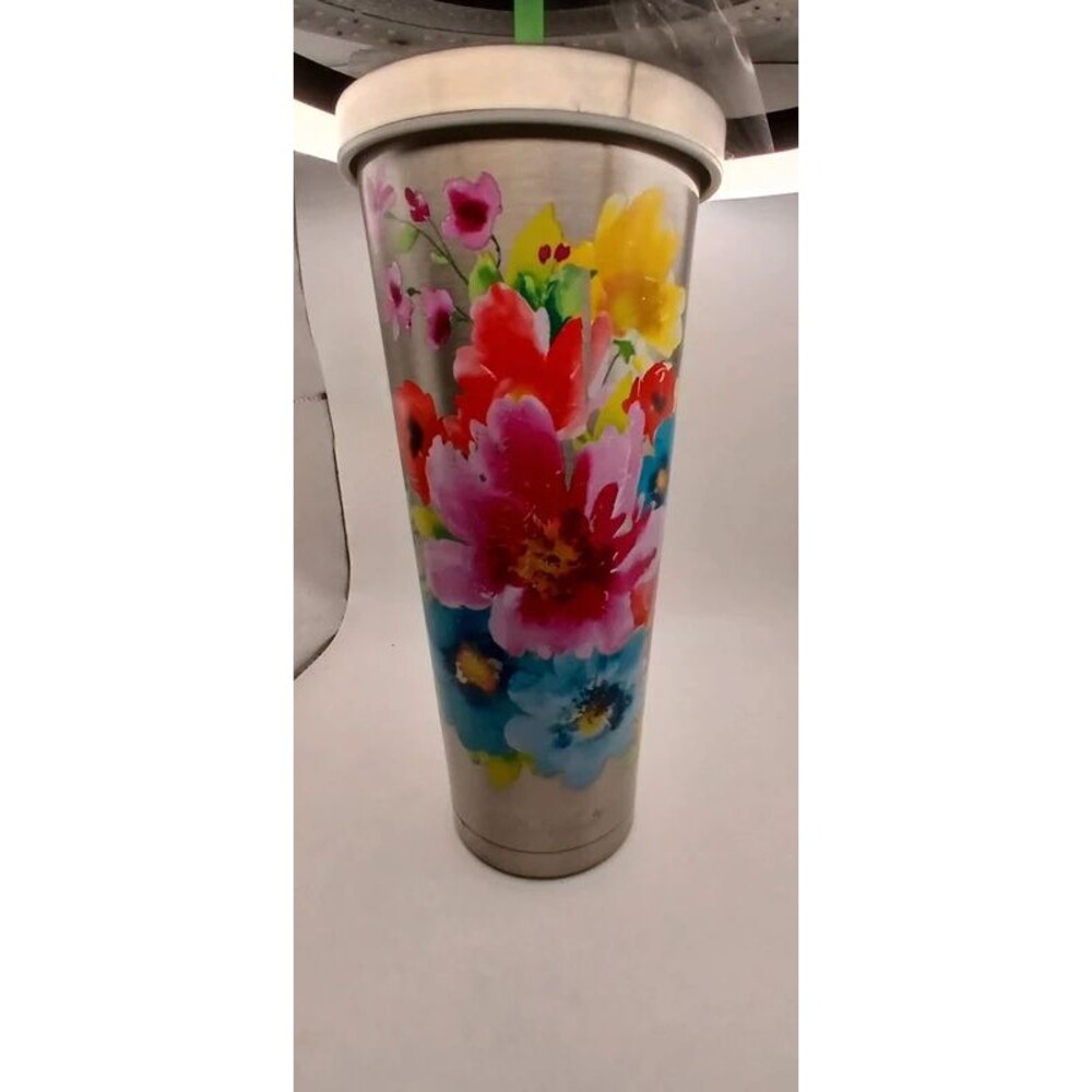 Discontinued Pioneer Woman Floral Stainless steel tumbler  new